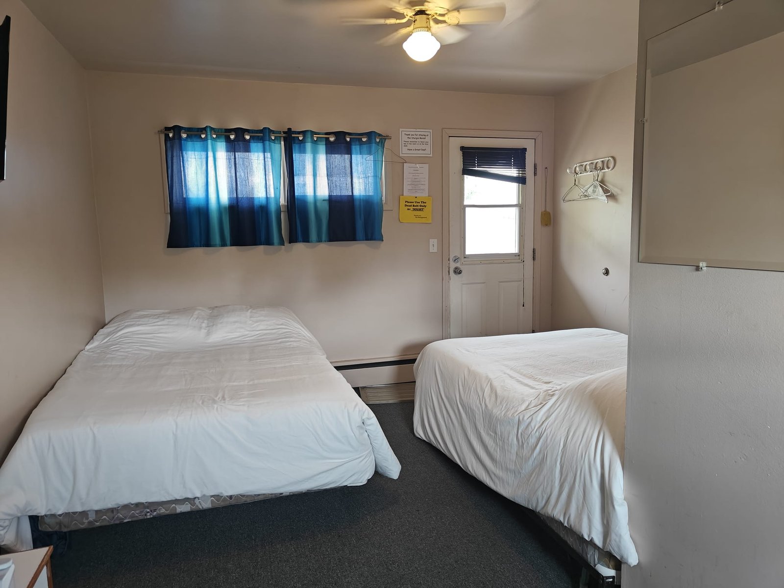 Sturgis Motel double room with two beds